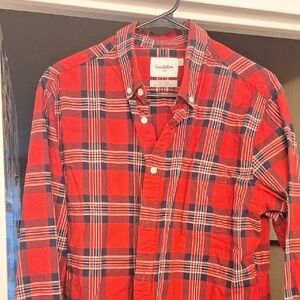 Goodfellow & Co Men's Red Plaid Shirt